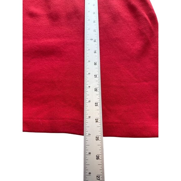 Polo Ralph Lauren Boys L 14/16 Red 1/4 Zip Pullover Sweater 100% Cotton Preppy - Picture 7 of 9